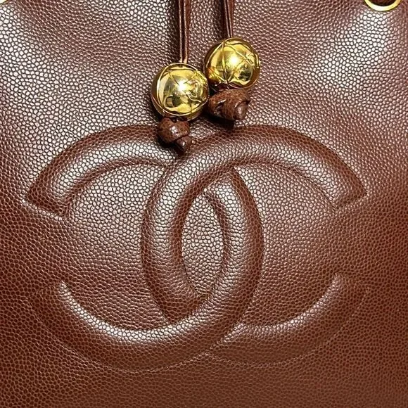 💯Authentic Chanel Caviar Double Zipped Handbag🍀 - Picture 14 of 17